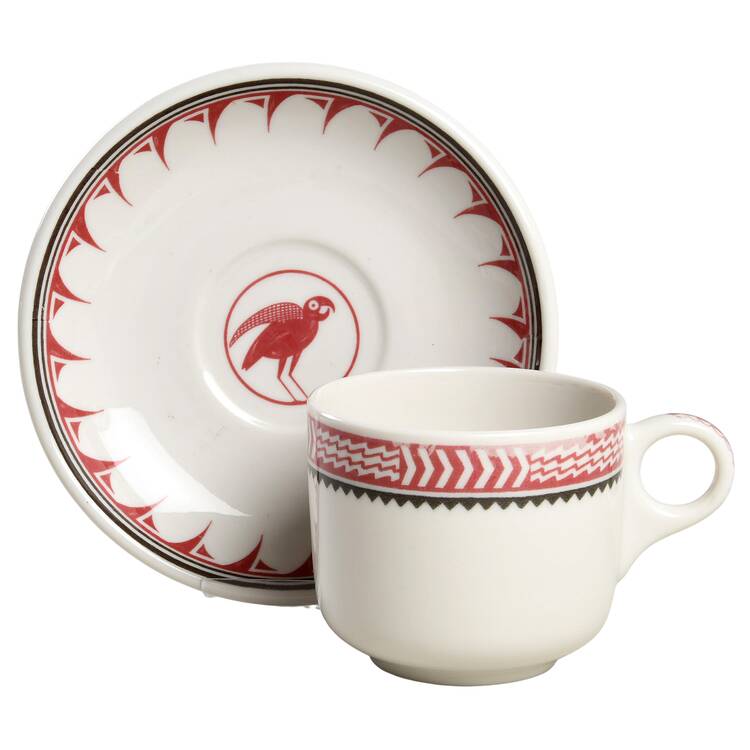 Anccinet Mimbreno Indina (Original) Flat Cup & Saucer Set