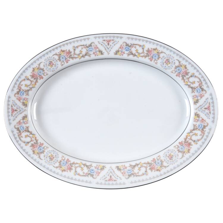 SIV8 12" Oval Serving Platter by Silverie