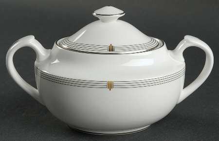 Opera Platinum  Sugar Bowl & Lid