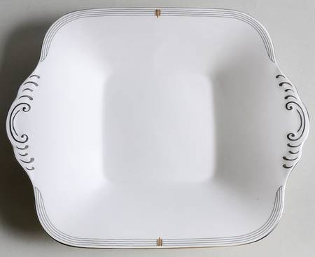 Opera Platinum  Handled Cake Plate