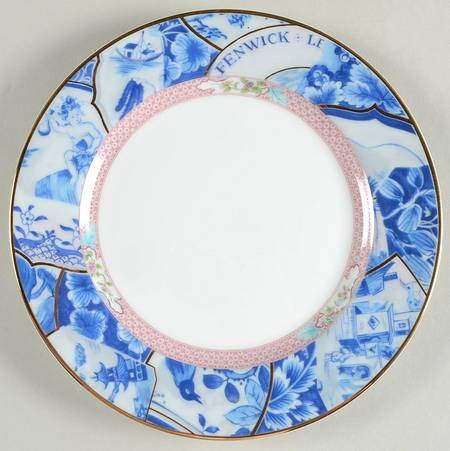 Oriental Collage Salad Plate