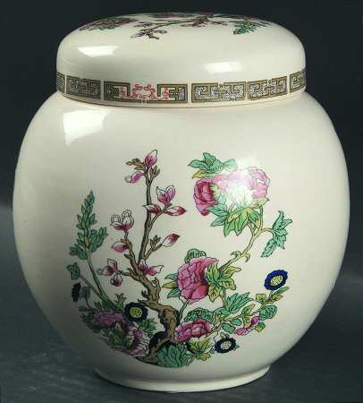 Indian Tree Medium Ginger Jar & Lid