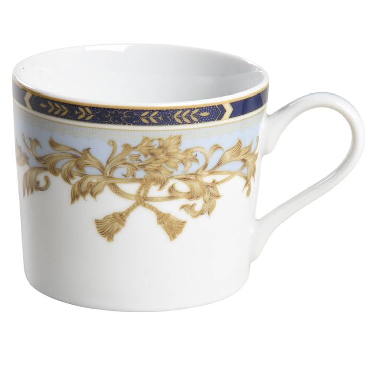 Blue Tassel Flat Cup