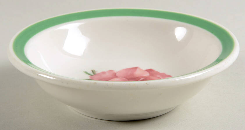 Wild Rose Rim Fruit/Dessert (Sauce) Bowl