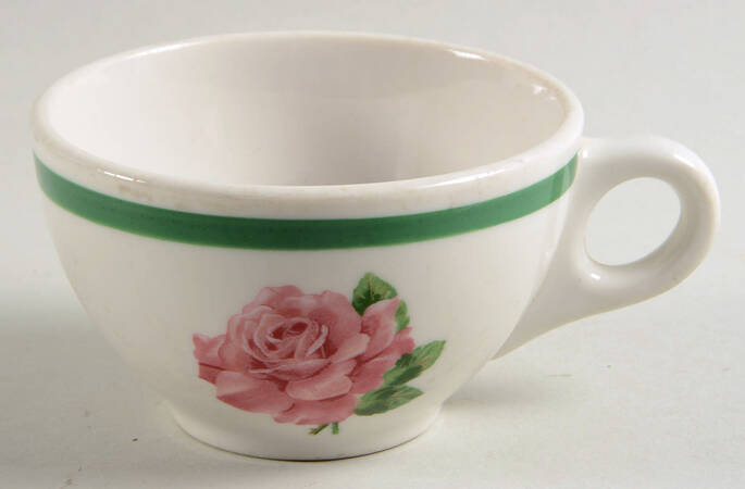 Wild Rose Flat Cup