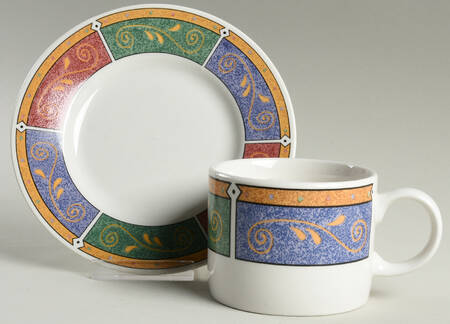 Persia Flat Cup & Saucer Set