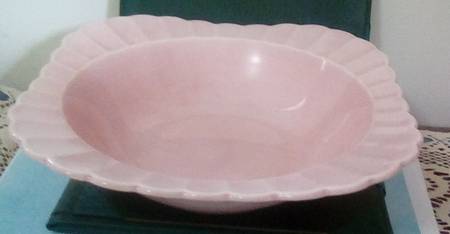 Doric Pink 9" Square Vegetable Bowl