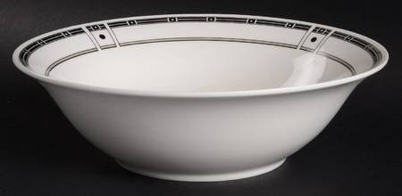 Domino Gray 9" Round Vegetable Bowl