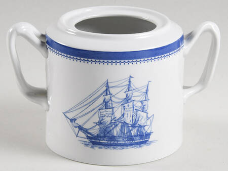 Blue Clipper Sugar Bowl No Lid