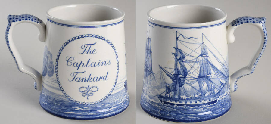 Blue Clipper Tankard