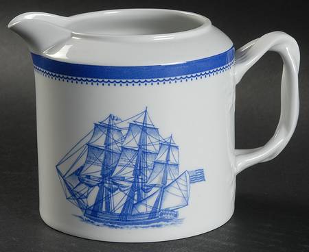Blue Clipper Creamer