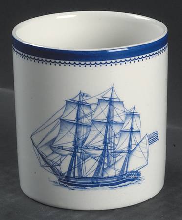 Blue Clipper Pencil/Pen Holder/Cup