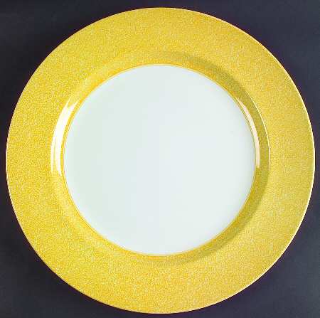 Vermicelli Yellow Service Plate (Charger)