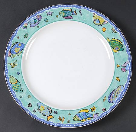 Caribbean Wave 12" Chop Plate (Round Platter)