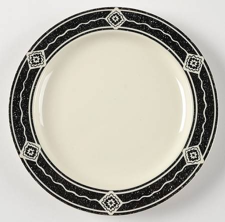 Black Diamond Salad Plate