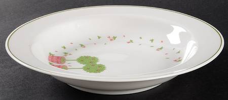 Topiary Rim Soup Bowl