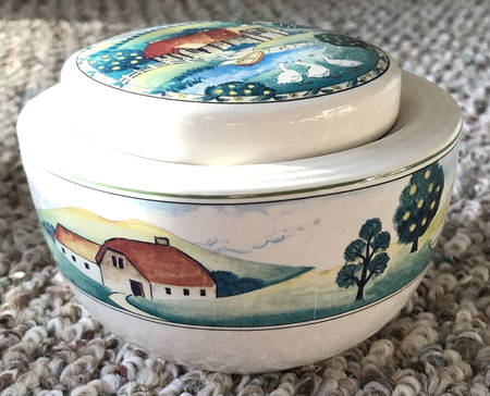 Seasons Autumn Sugar Bowl & Lid