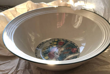 Seasons Autumn Rim Soup Bowl