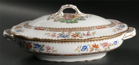Chinese Rose Oval Covered Vegetable