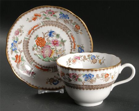 Chinese Rose Oversized Cup & Saucer Set