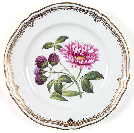 Fruit & Flower  Luncheon Plate