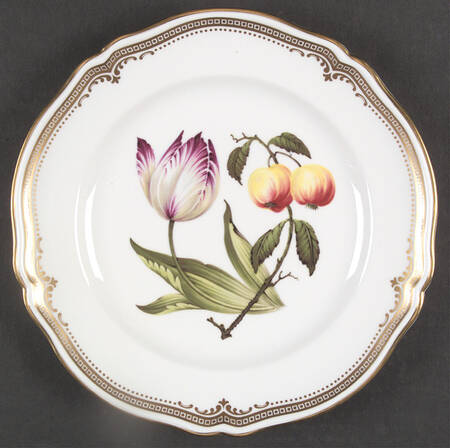 Fruit & Flower  Luncheon Plate