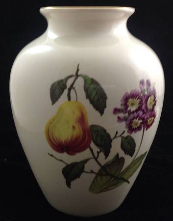 Fruit & Flower  7" Vase
