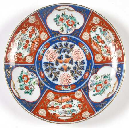 Gold Imari Salad Plate