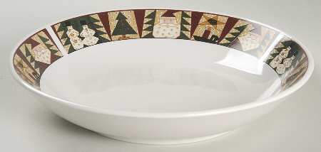 Christmas Patch Coupe Soup Bowl