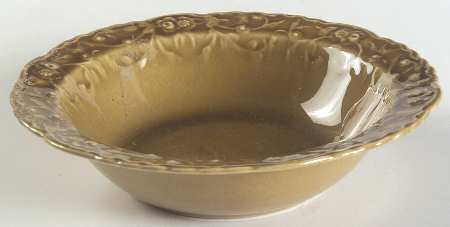 Epicure Cognac Rim Cereal Bowl