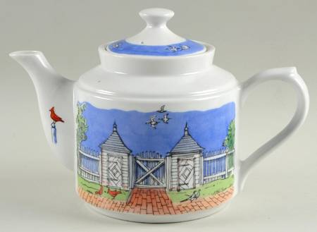 Williamsburg Teapot & Lid