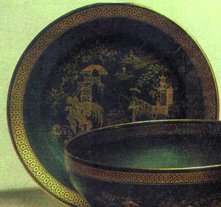 Imperial Garden Green Dinner Plate