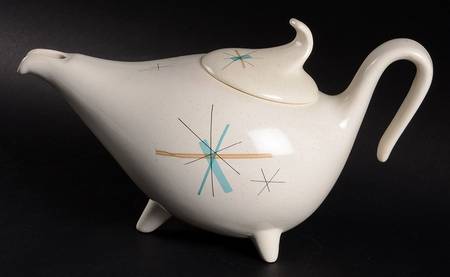 Hop Scotch Turquoise Teapot & Lid