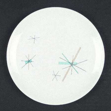 Hop Scotch Turquoise Salad Plate