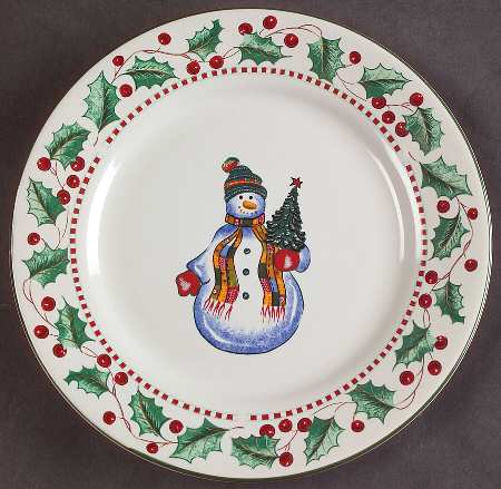 Winter Wonderland Accent Salad Plate