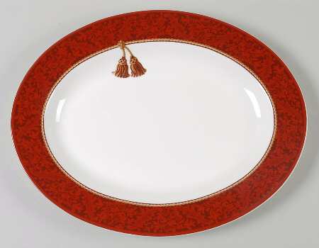 Holiday Abundance 13" Oval Serving Platter