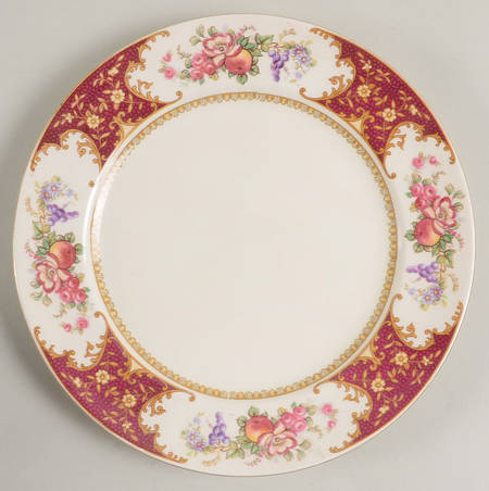 SAW2 Red Luncheon Plate