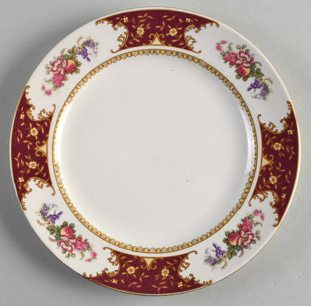 SAW2 Red Salad Plate