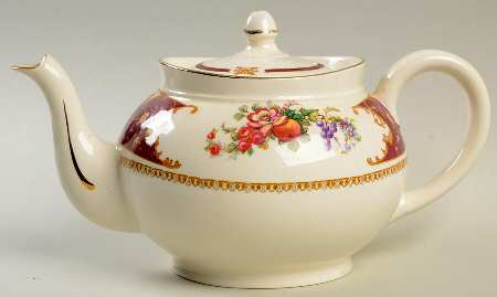 SAW2 Red Teapot & Lid