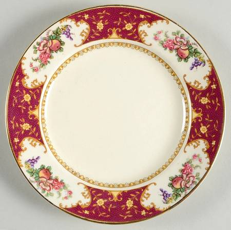 SAW2 Red Dessert/Pie Plate
