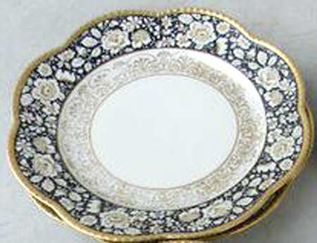 25076 Blue Salad Plate