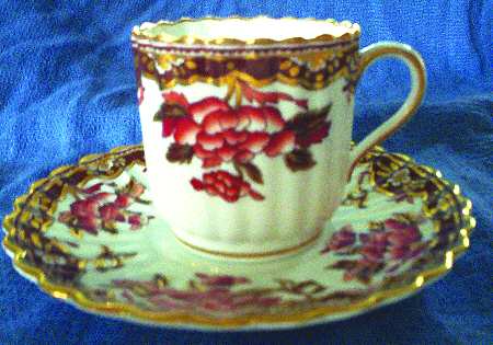 1-3964 Flat Demitasse Cup & Saucer Set