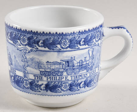 Centenary Colonial (Baltimore and Ohio) Flat Cup