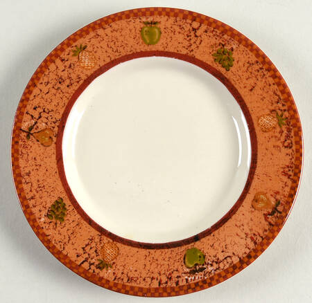 Fruits Bread & Butter Plate