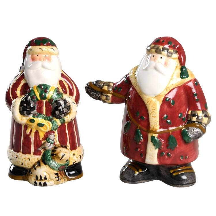 Santas Retweet Figural Salt & Pepper Set