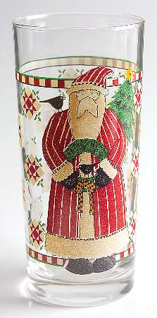 Santas Retweet 16 Oz Glassware Tumbler
