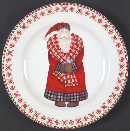 Santas Retweet Salad Plate