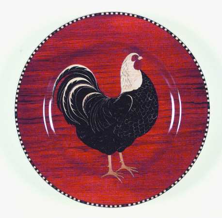 Rooster Salad/Dessert Plate by Sakura