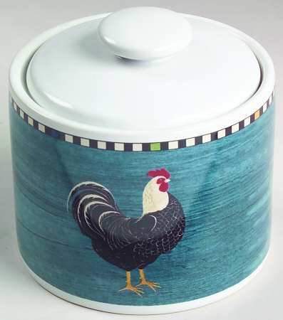 Rooster Sugar Bowl & Lid