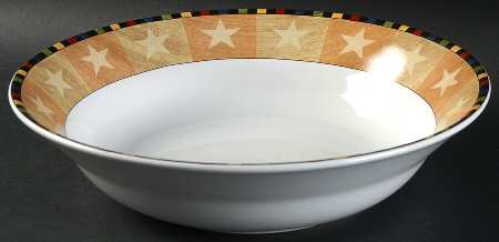 Rooster 9" Round Vegetable Bowl